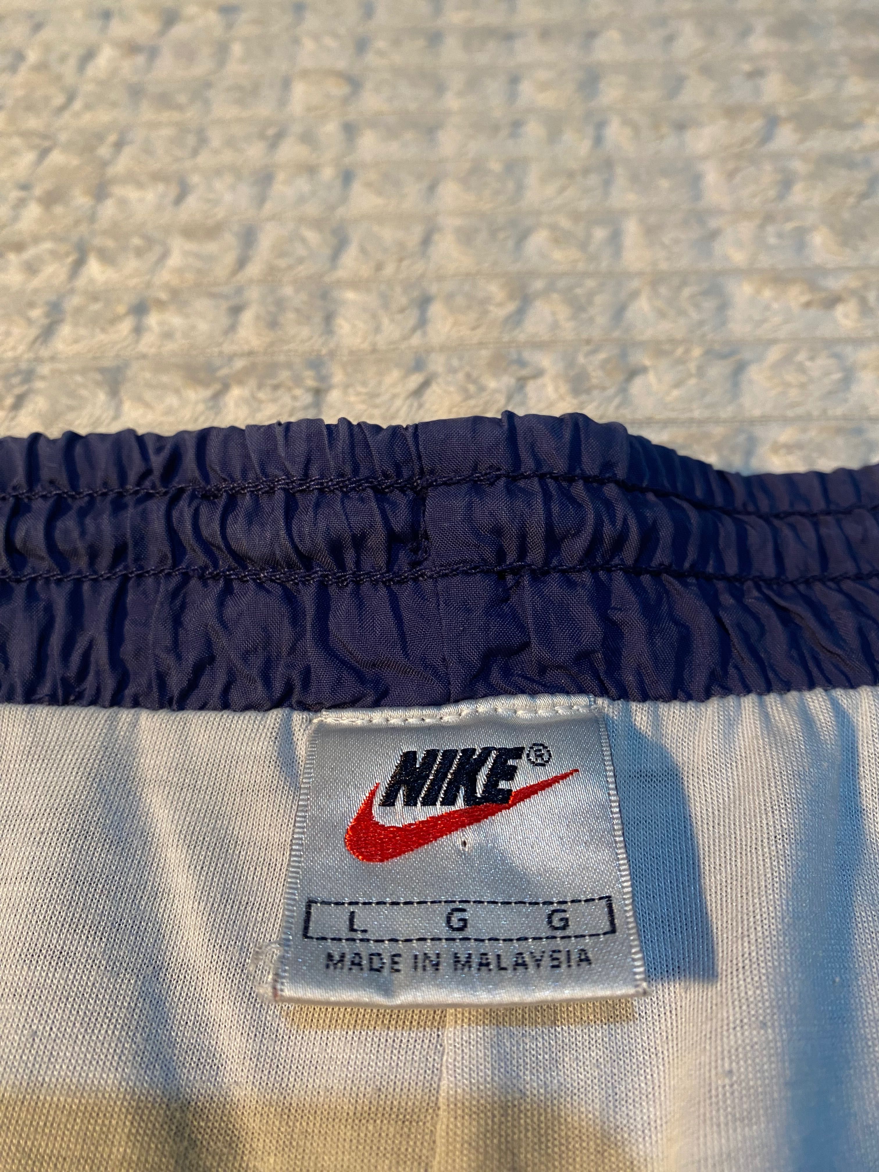 НЕЙЛОН| Мужские винтажные синие спортивные штаны Nike vintage L размер