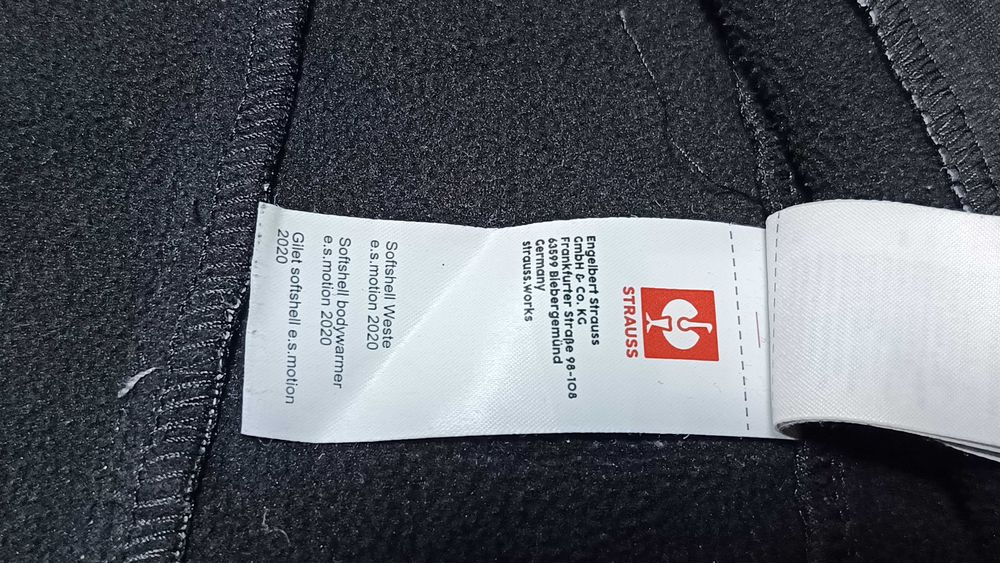 Męska kamizelka softshell ENGELBERT STRAUSS MOTION 2020 r.XL stan bdb