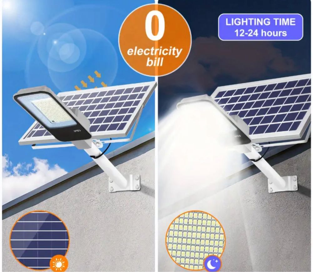 Lampa Solarna PREMIUM Uliczna VÖGLER GmBh wersja 2000W, latarnia