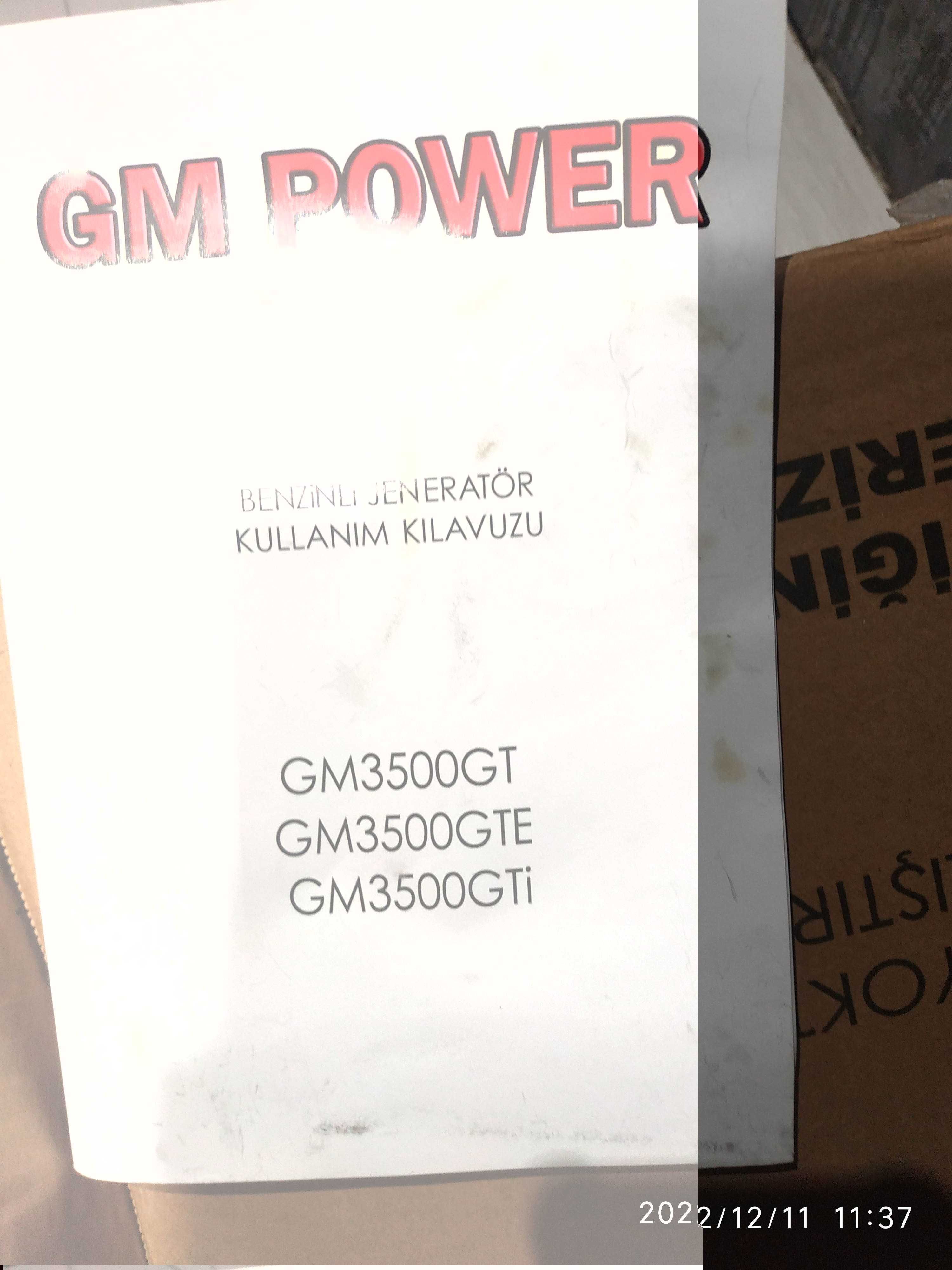 Генератор GM Power 3500 GTI