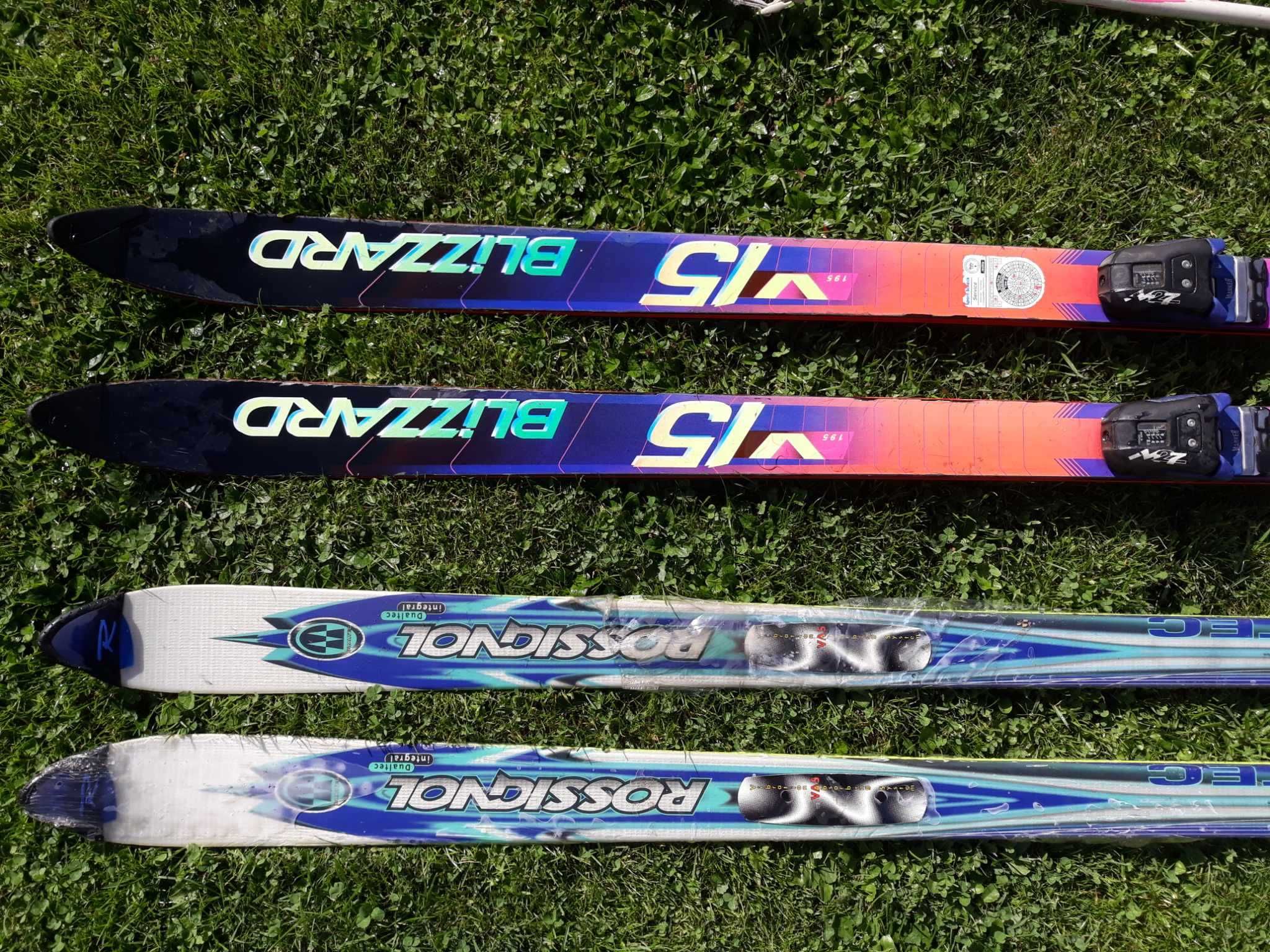 Sprzedam Narty BLIZZARD Sport V15 oraz ROSSIGNOL Dualtec Integral E52S