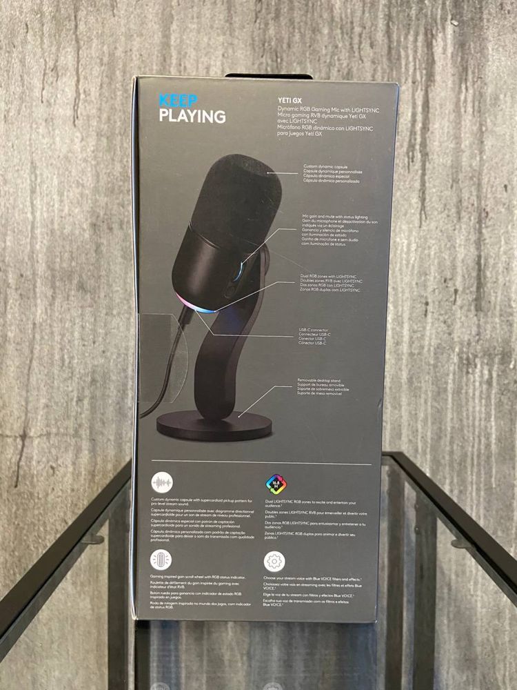 Новий Ігровий мікрофон/студійний мікрофон Logitech G Yeti GX оригінал