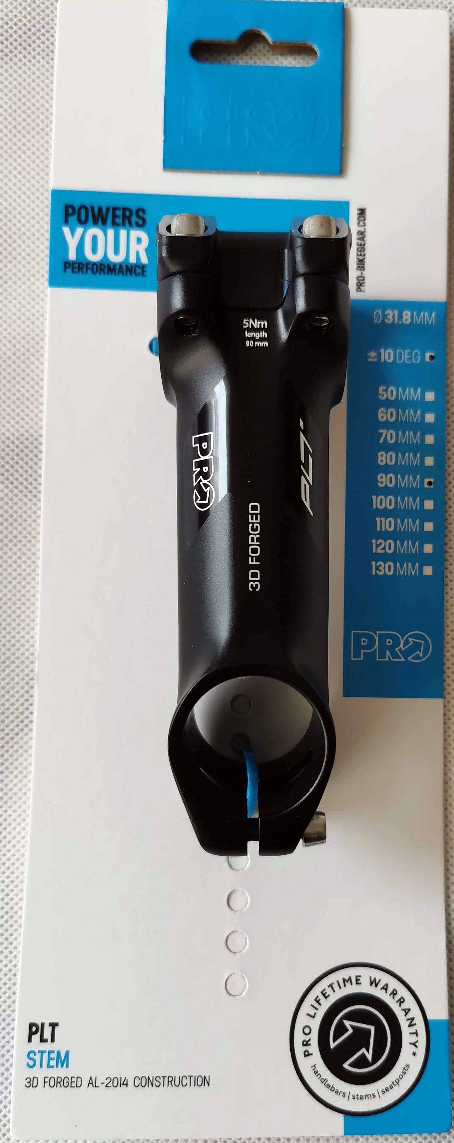 PRO PLT 31,8 Mostek Wspornik Kierownicy 90mm/-10