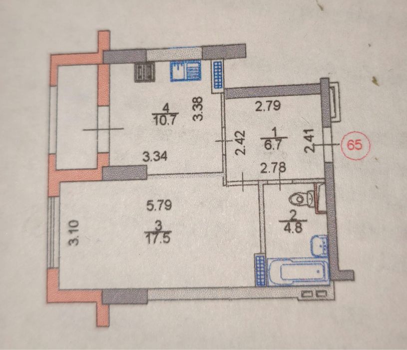 1-к квартира від власника, мебльована, по вулиці Феодосійській без %