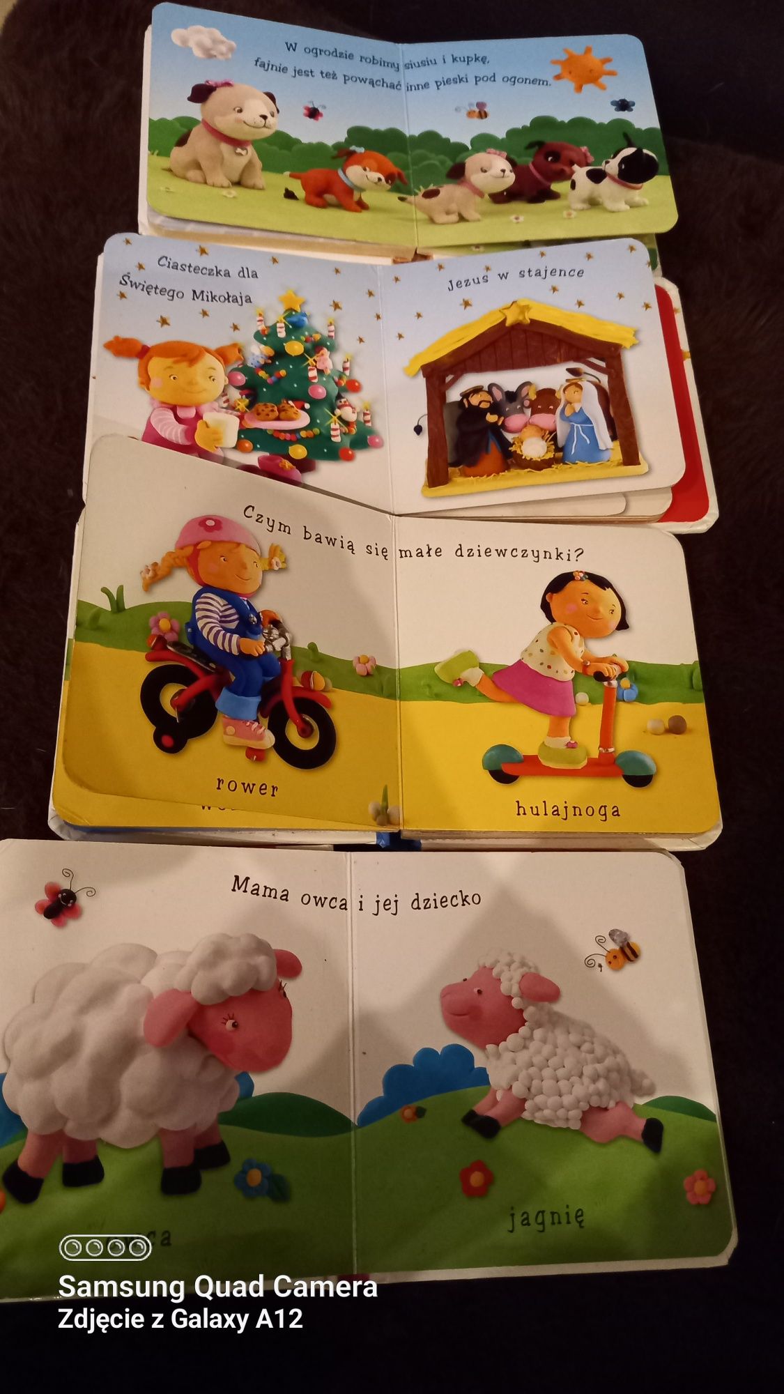 "Obrazki dla maluchów" 4 książeczki dla dzieci grube kartki