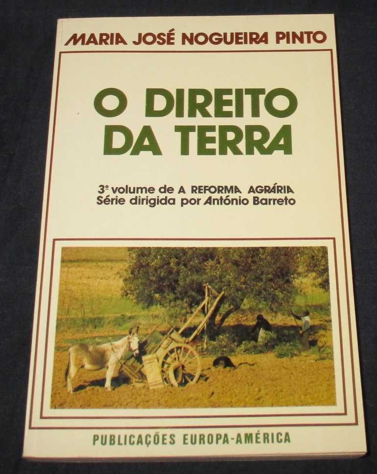 Livro O Direito da Terra Maria José Nogueira Pinto