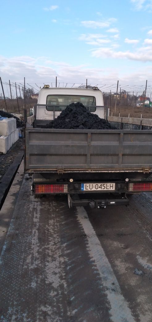 Węgiel groszek, orzech transport wywrotka