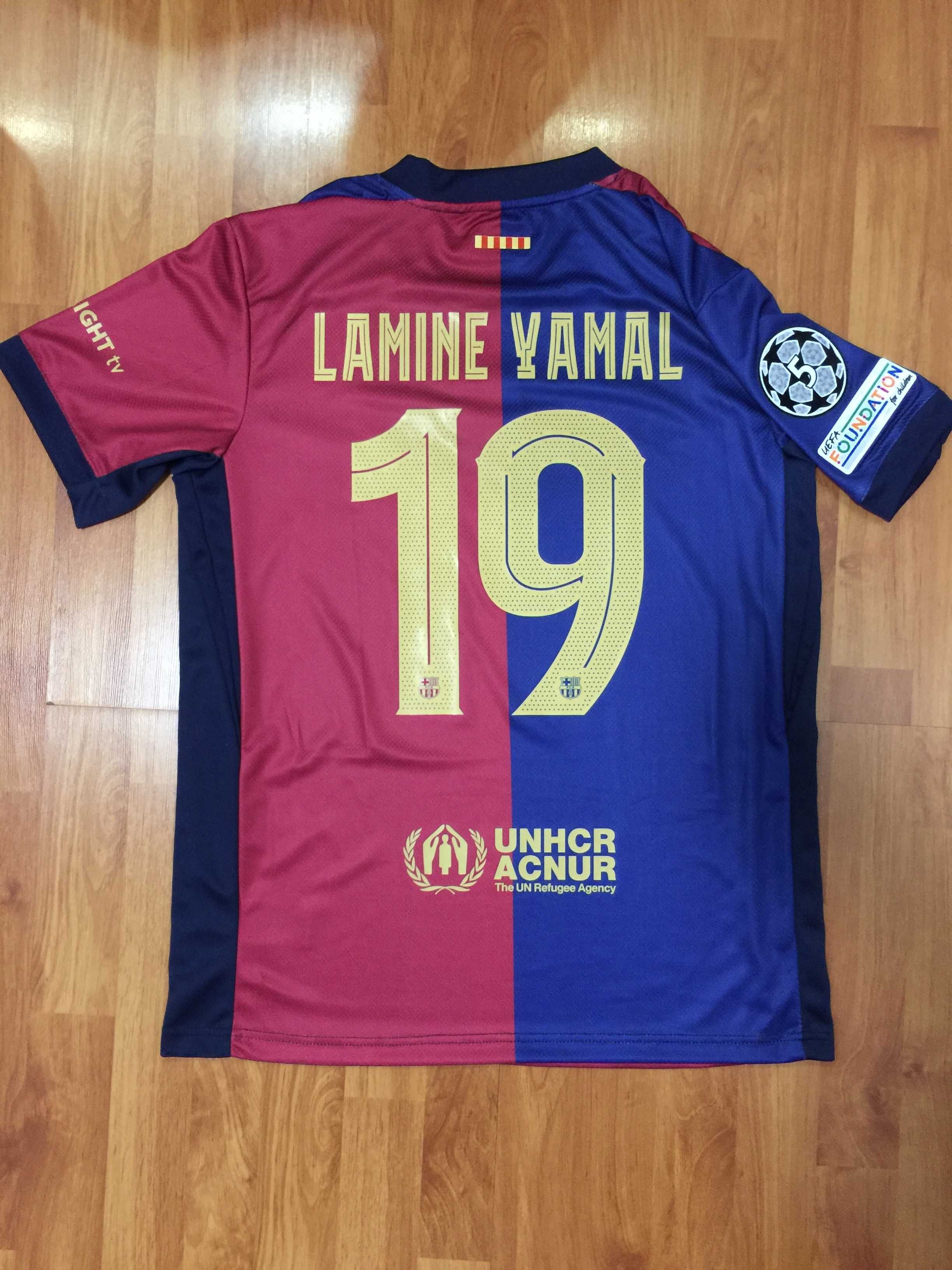 Koszulka Nike FC Barcelona 24/25 No.19 Lamine Yamal (domowa) –S