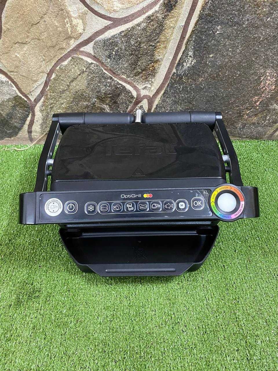 Tefal OptiGrill GC705D16 гриль притискний гриль прижимной