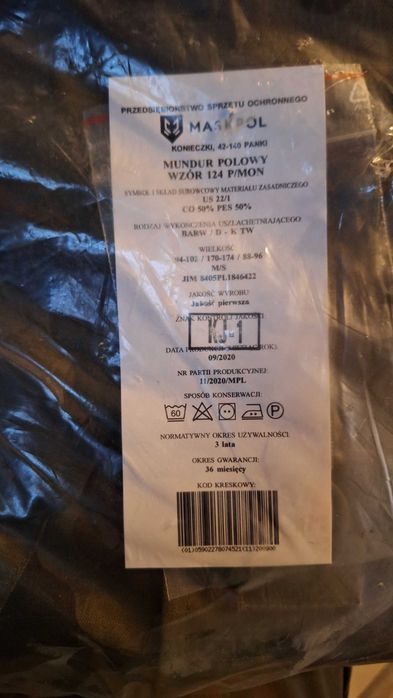 Mundur polowy wzòr 124