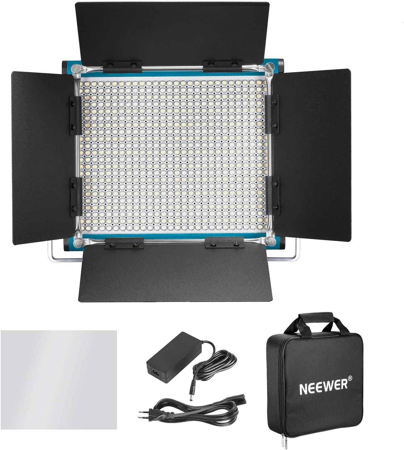 Conjunto painéis LED Fotografia Vídeo Neewer Estúdio Iluminação leds