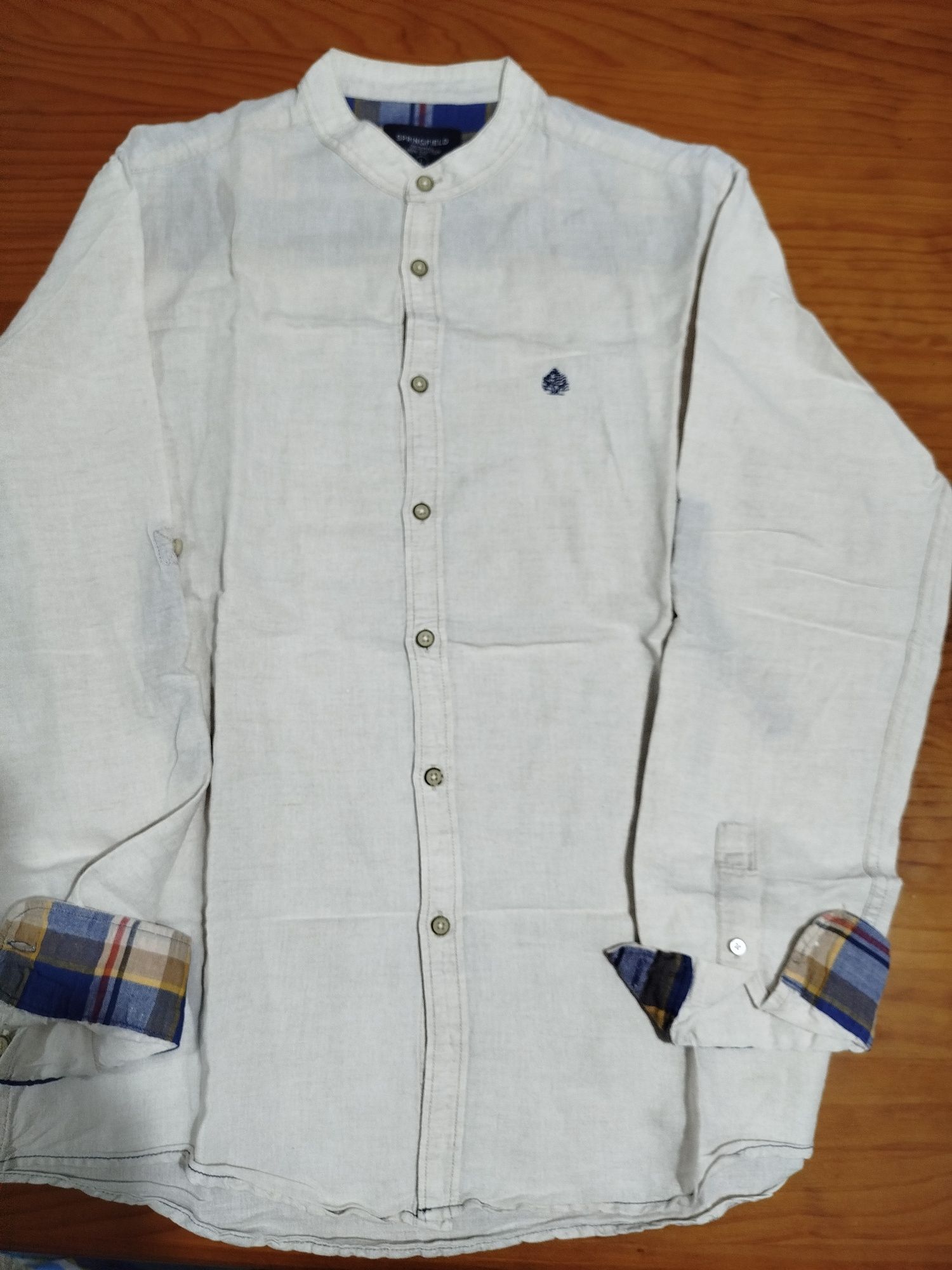 Camisa linho Springfield Tam L