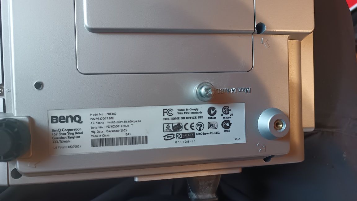 BenQ PB8260 Projector cyfrowy