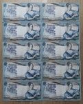 10 Notas 1000escudos D.MariaII