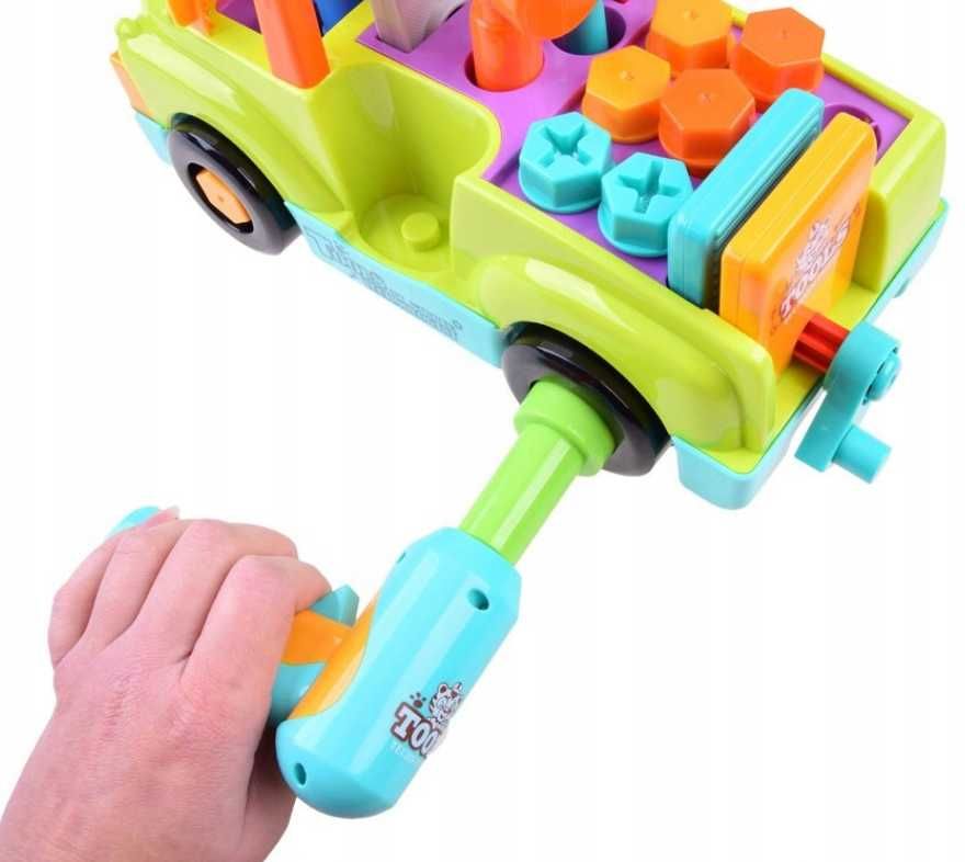 Auto do skręcania i rozkręcania mały mechanik autko NA PREZENT