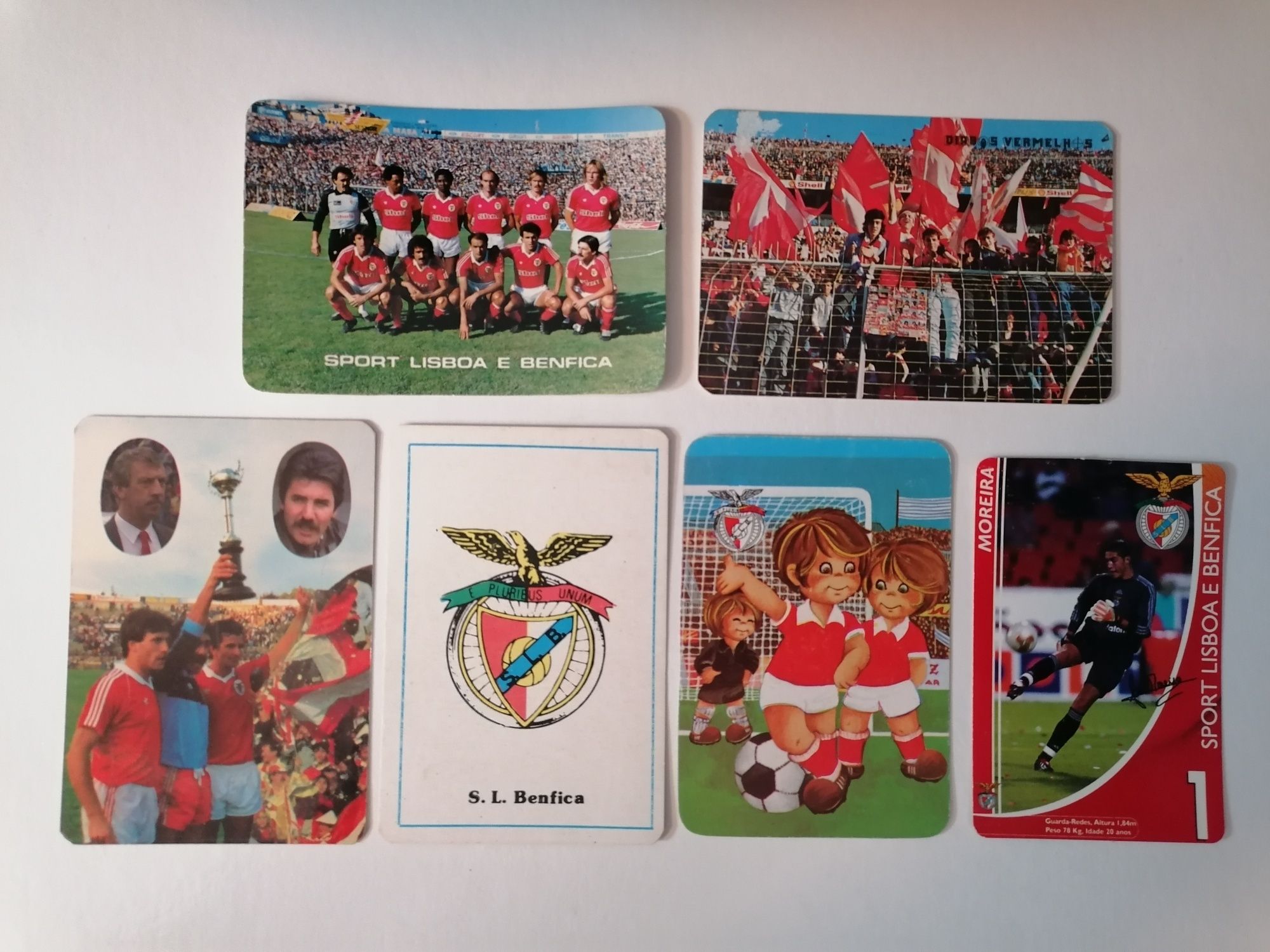 Conjunto de 6 calendários de vários anos do Benfica

1984,1985,1986,