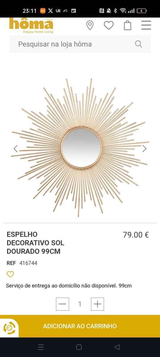 Espelho decorativo