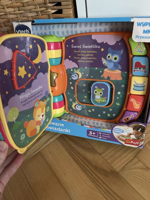 Rymowanki opowiadanki Vtech Kasate i Interaktywny Łoś Fisher Price