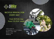 Electric bicycle rental Krakow