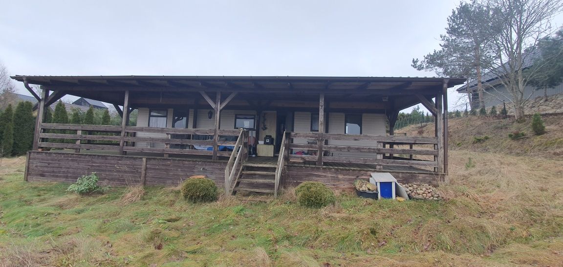 Domek Holenderski 12x3,6 z tarasem okazja działka 2744m.