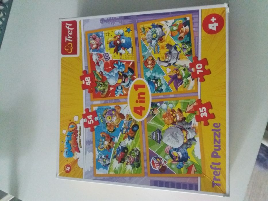 Super zings puzzle 4 w 1 4 obrazki