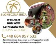 Domki letniskowe Sielpia Wielka 4-6 osób, blisko jeziora!