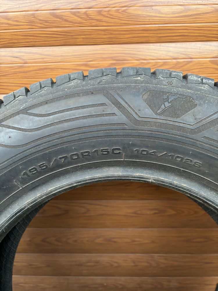 195/70/15C Goodyear 2 opony całoroczne 7.17mm 2021r wysyłka!