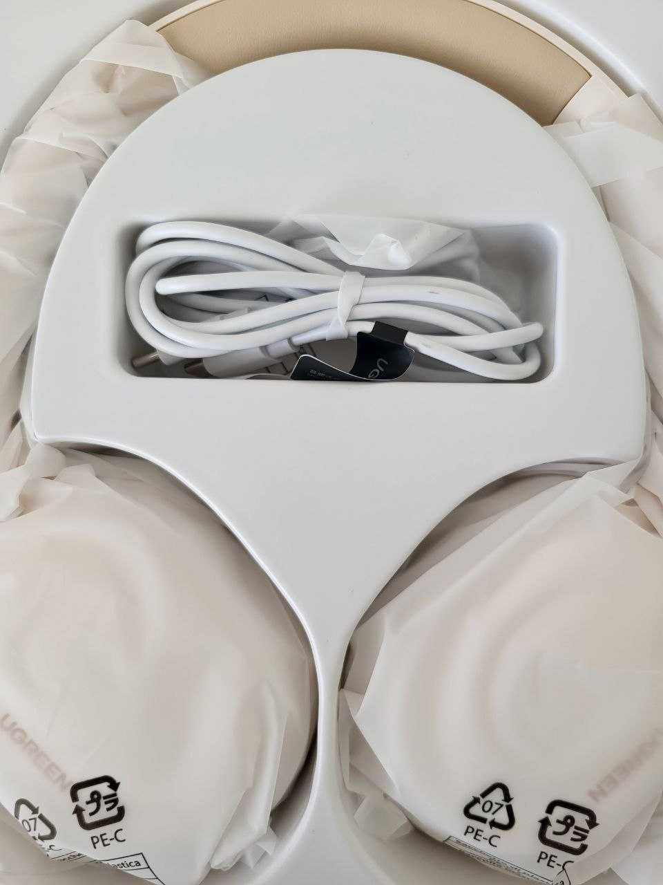 Бездротові навушники Ugreen HiTune Max5C White ANC LDAC Hi-Res BT 5.4