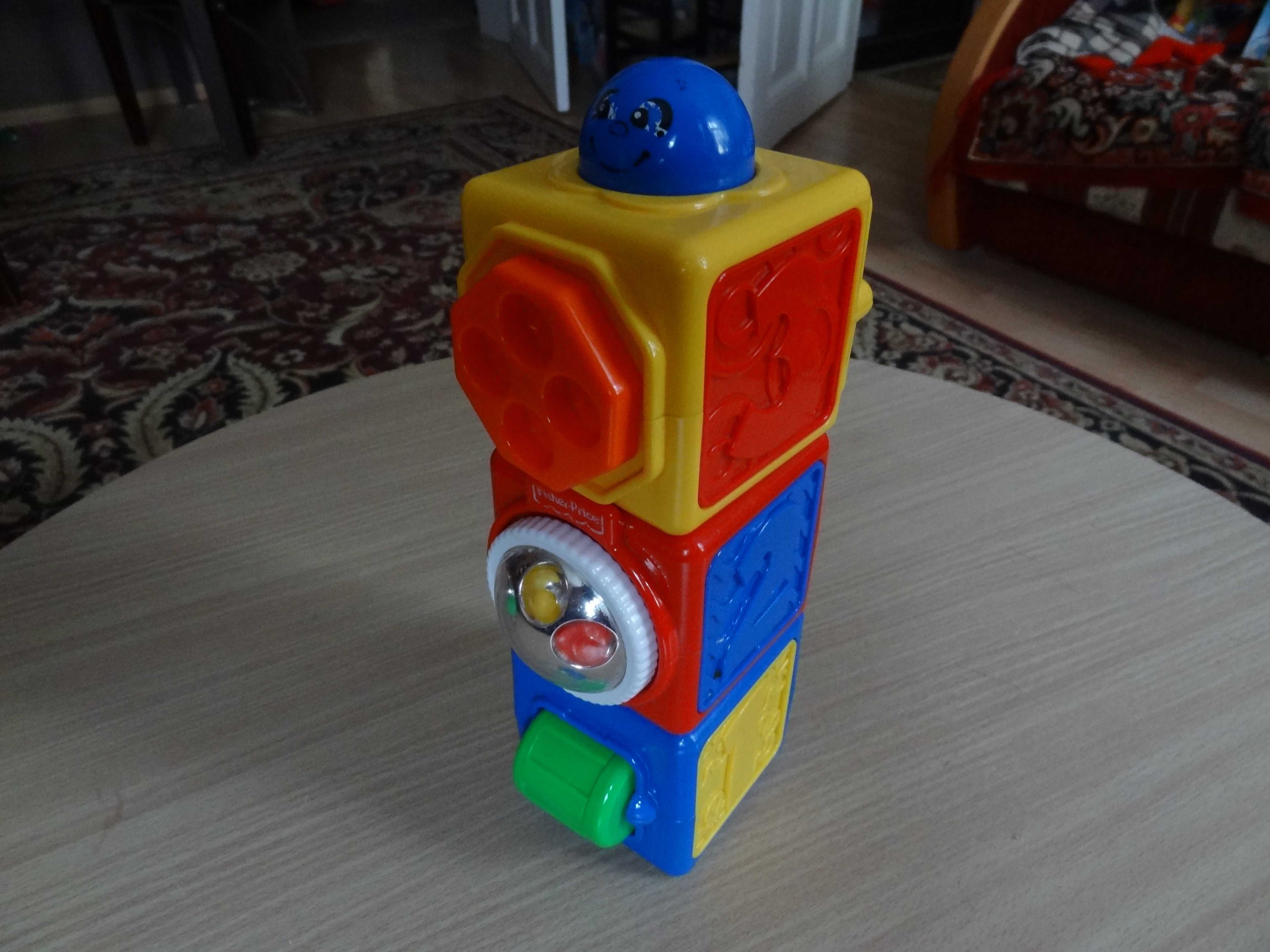 Trzy kostki Fisher Price