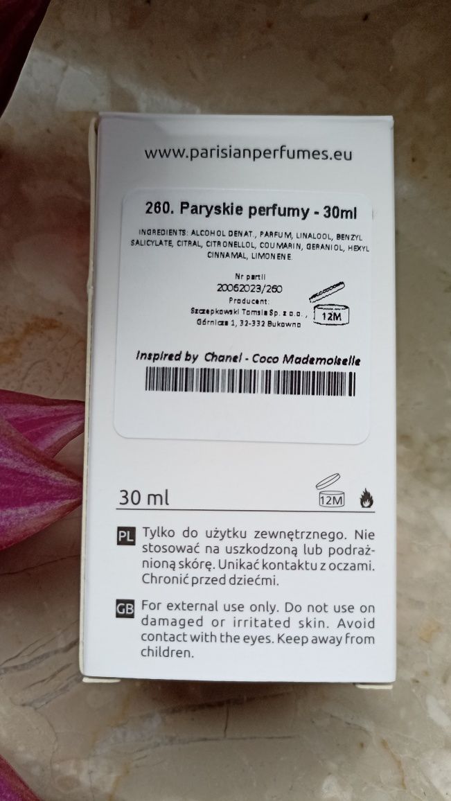 Perfumy paryskie 30 ml