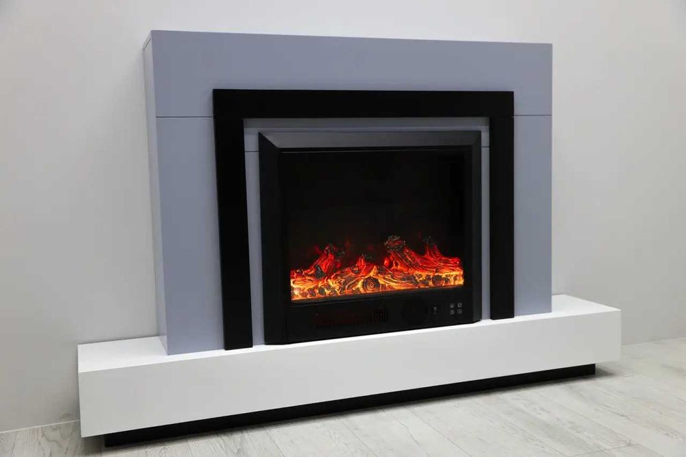 Електро камін Craftsman Tokado Gray,Bluetooth, звук потріскування дров