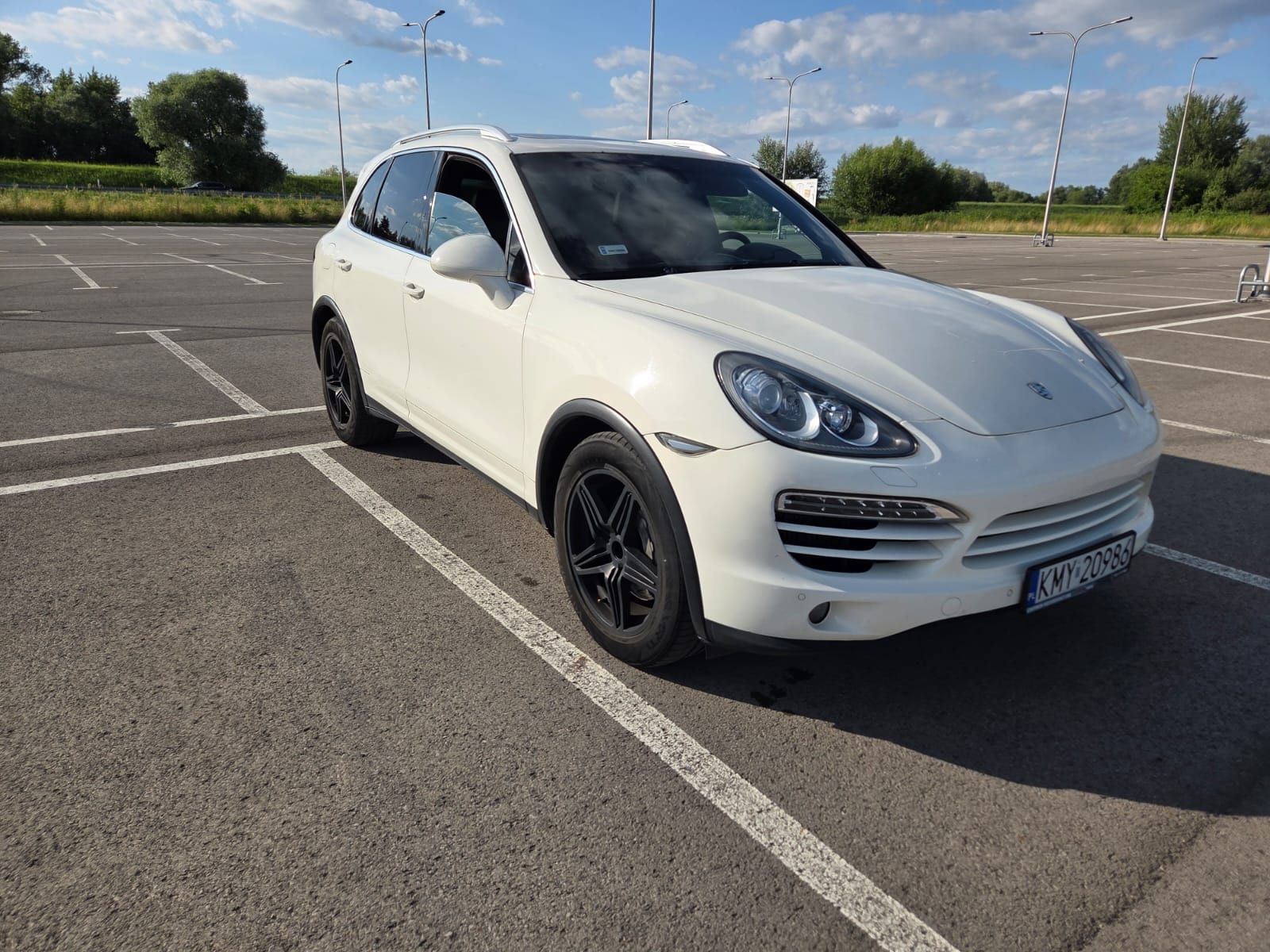 Porsche Cayenne 2 2011 3.0 diesel automat 8 biegowy panorama pneumatyk