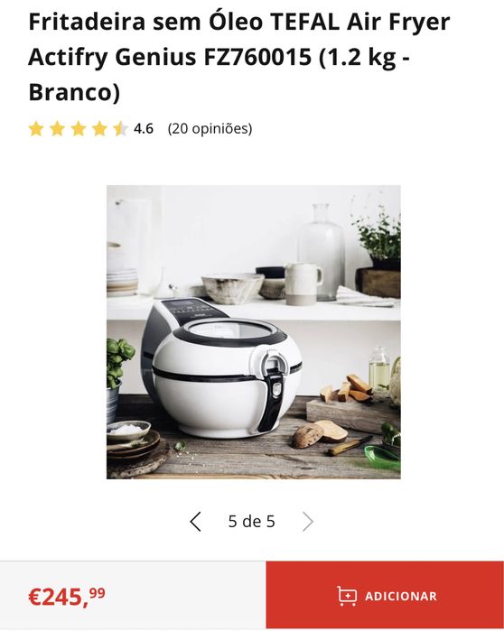 Air Fryer Tefal/ Fritadeira sem óleo