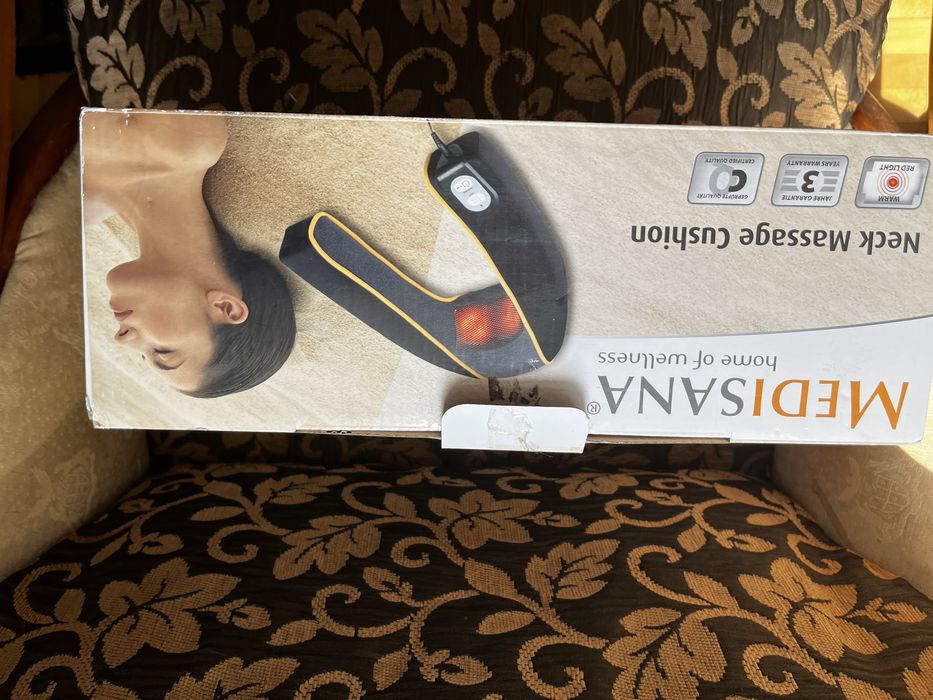 Medisana poduszka masujaca szyję nowa