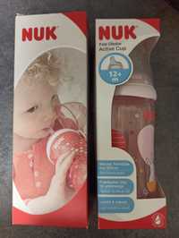 NUK Active Cup 300 ml (dwupak) NOWE kubeczki z ustnikiem silikonowym