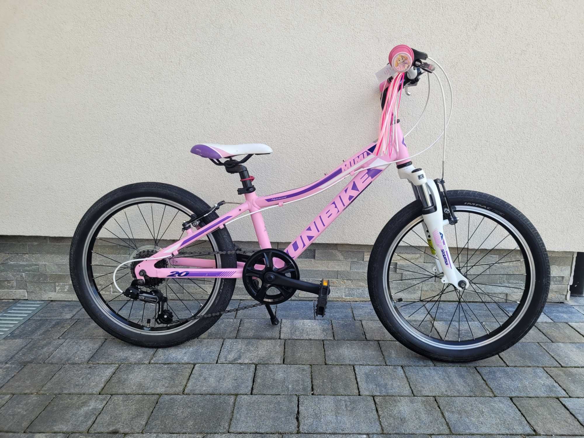 Super stan rower Unibike Mimi dla blizniaczek ok.4-7 lat koła 20"