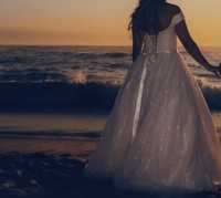 Vestido de noiva brilhantes