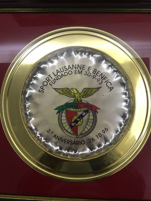 Prato comorativo benfica
