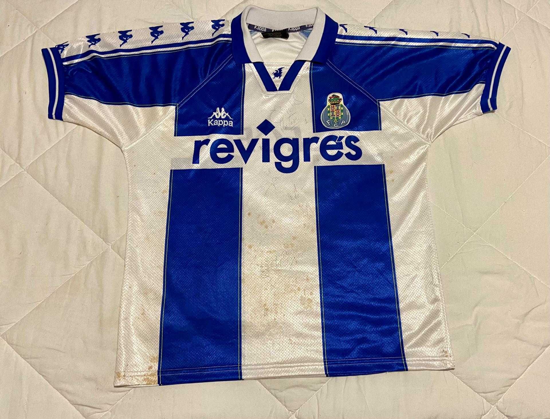 Camisa Porto 97/98 original e autografada pelo jardel e outros