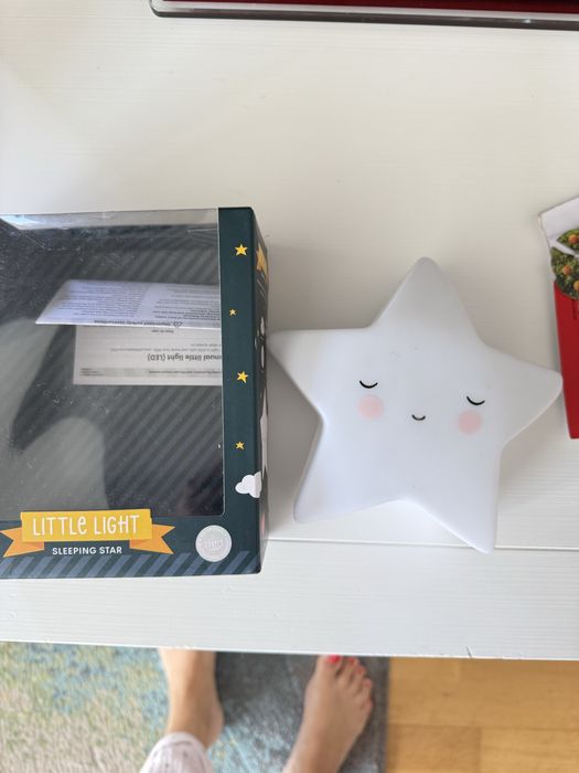 Luz de presenca em forma de estrela