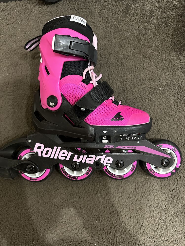 Дитячі ролики Rollerblade Microblade CUBE G Neon/Pink