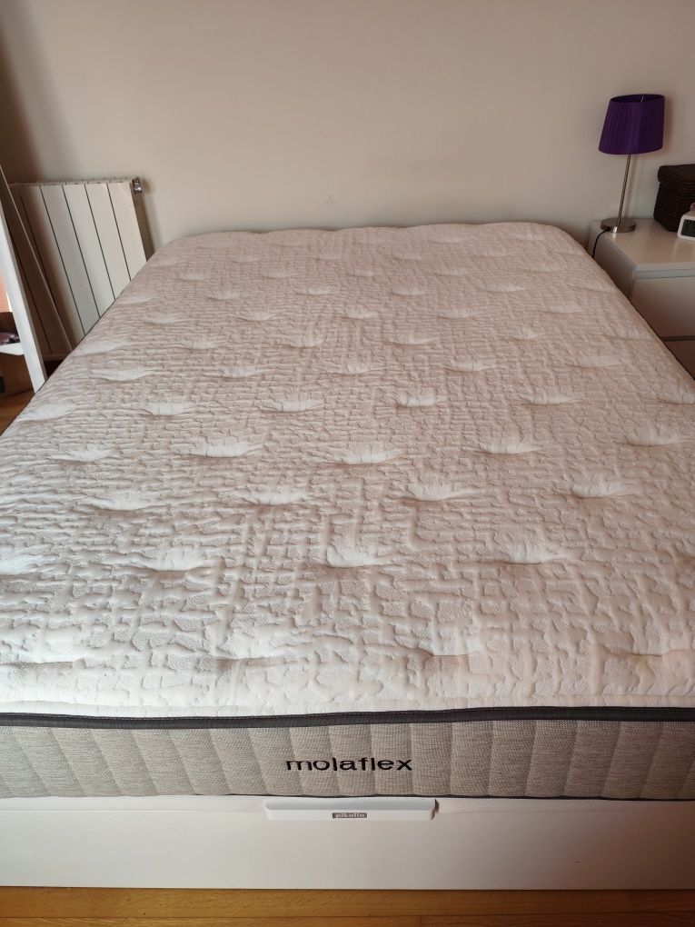 Cama sommier Pikolin + colchão Molaflex