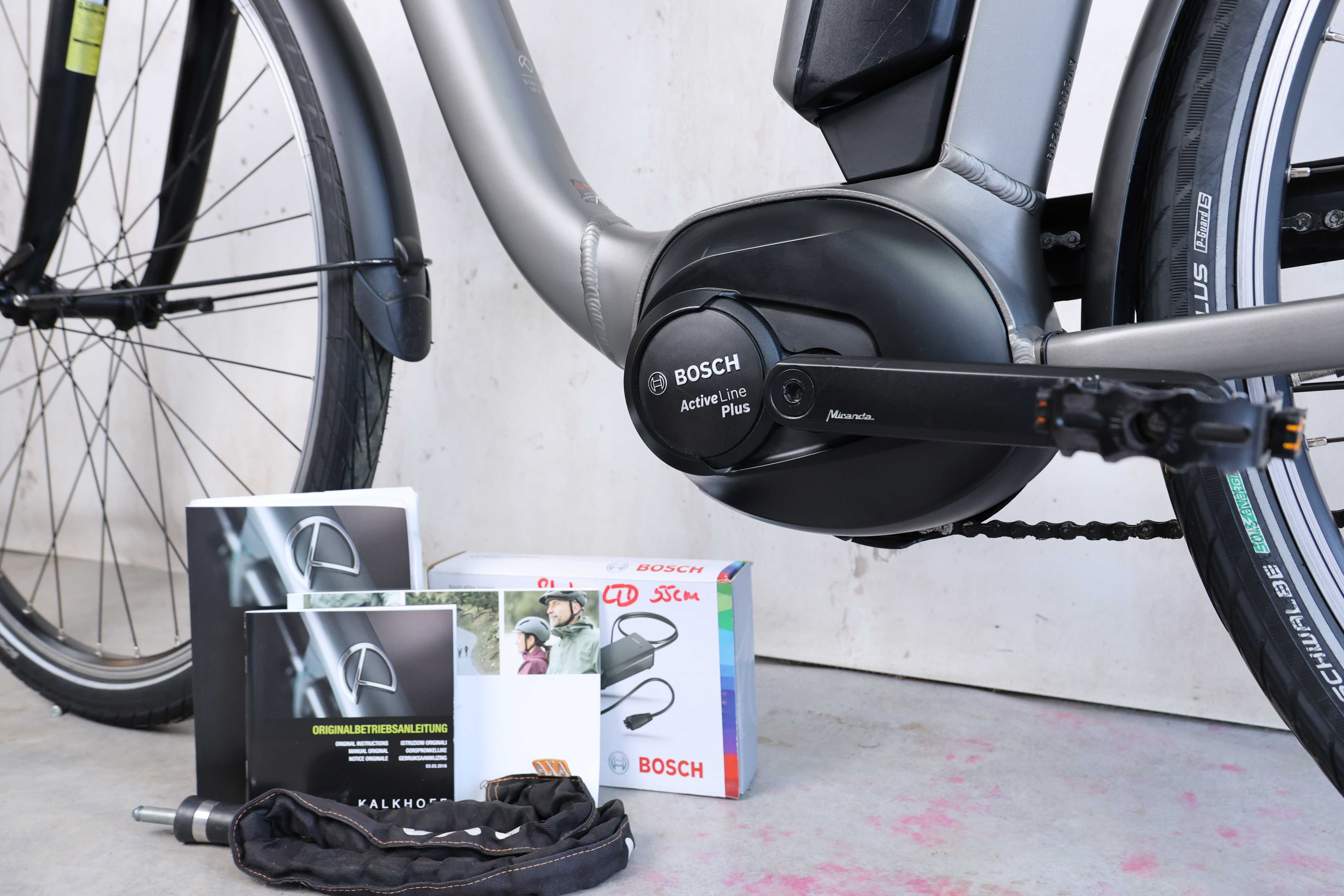 Rower elektryczny Kalkhoff Agattu 1,Bosch Active, 500 Wh, Super stan