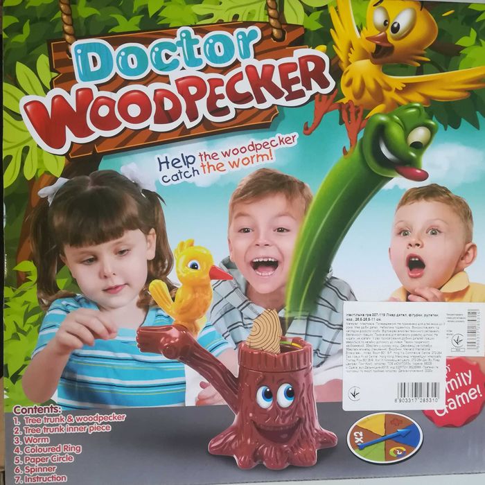 Настiльна Гра Доктор Дятел