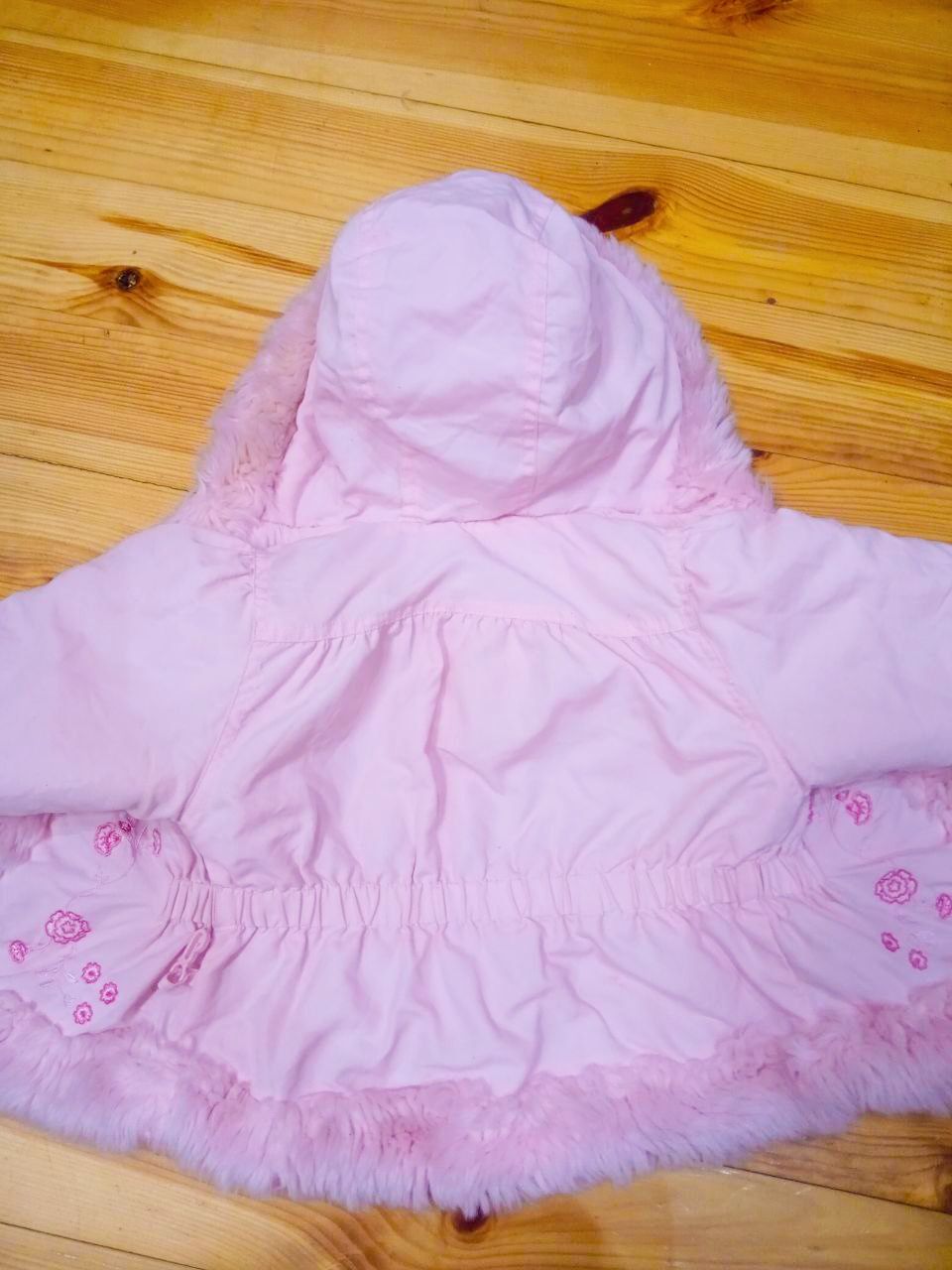 Детские розовые куртки