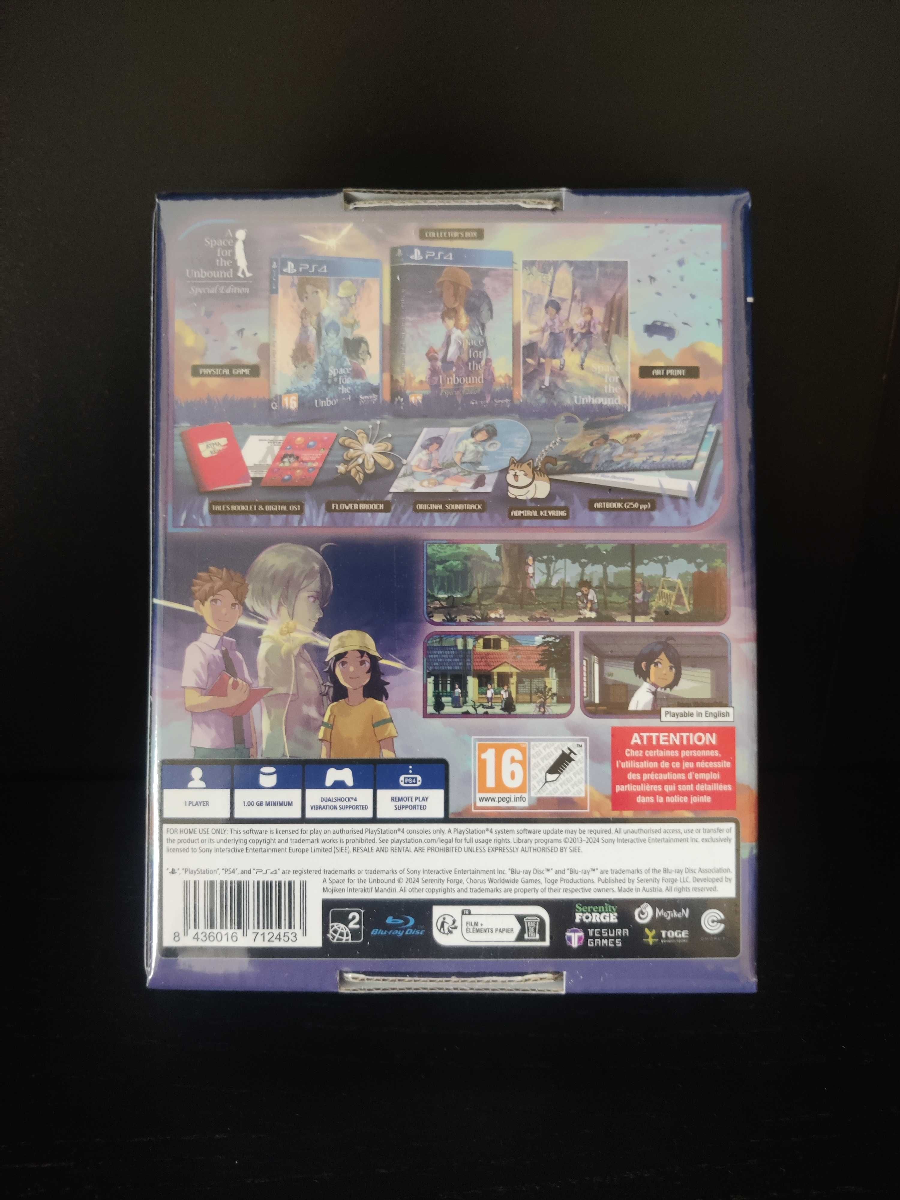A space for the Unbound collector's edition edição de colecionador PS4