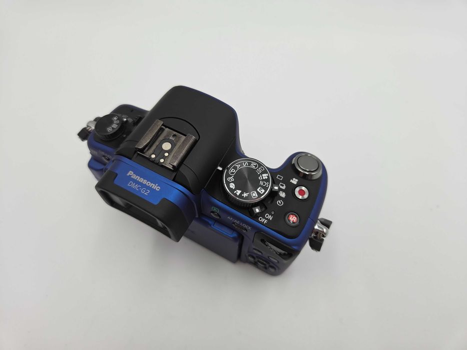 WYPRZEDAŻ Aparat Panasonic Lumix G2 body - niebieski - jak nowy