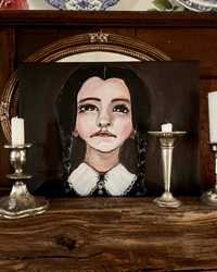 Obraz na płótnie Wednesday Addams portret