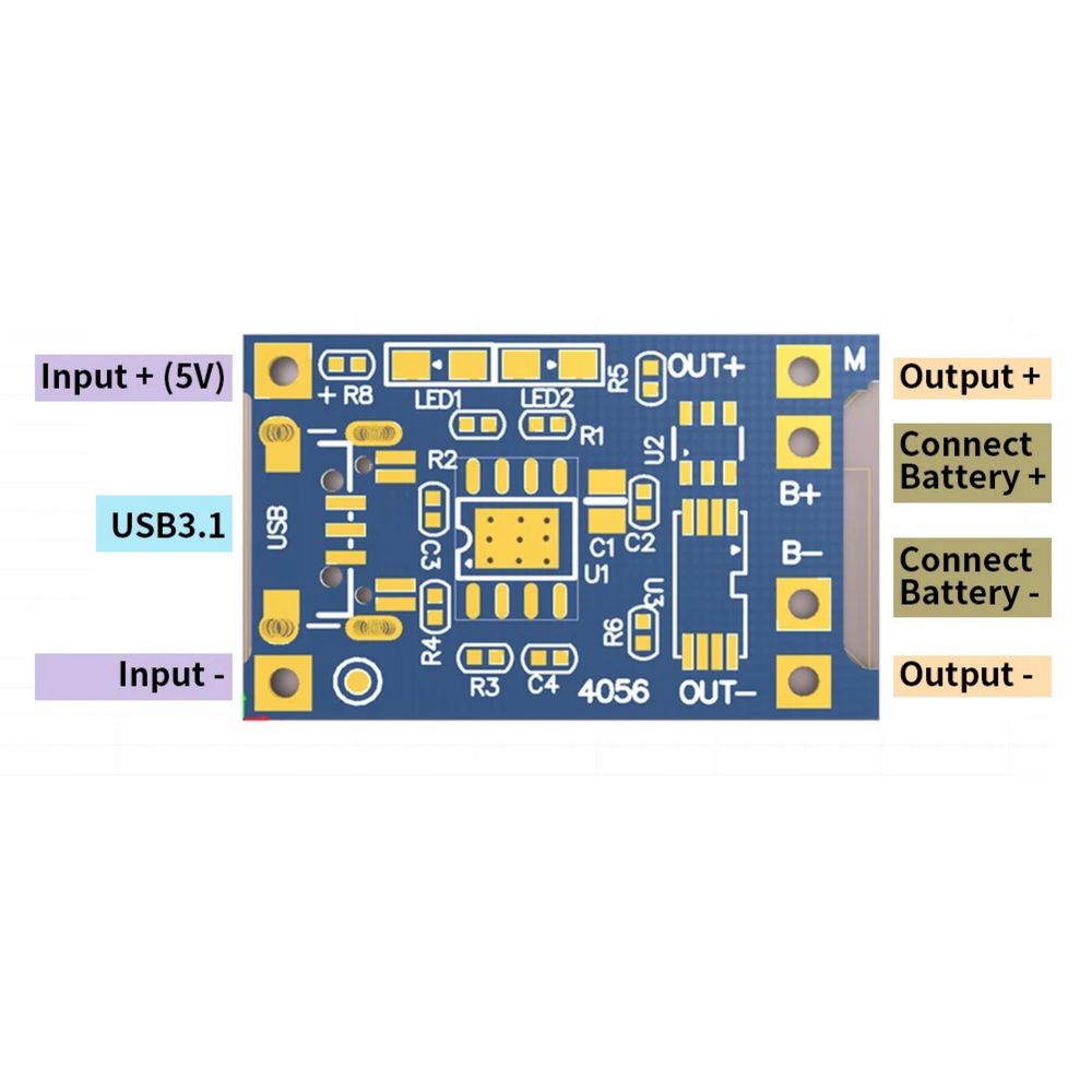 Chip  Typ C , 5V 1A