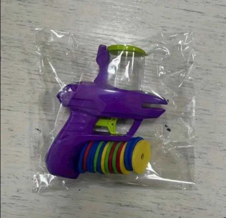 Zabawka INTERAKTYWNA dla Kota WYRZUTNIA DYSKÓW Krążków 15x Pistolet